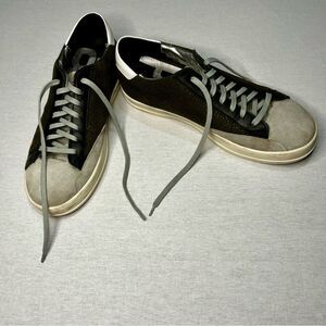 P448 Shoes Size 40 US 9-9.5 Women's Black And Gray Sneakers, Casual, Skater